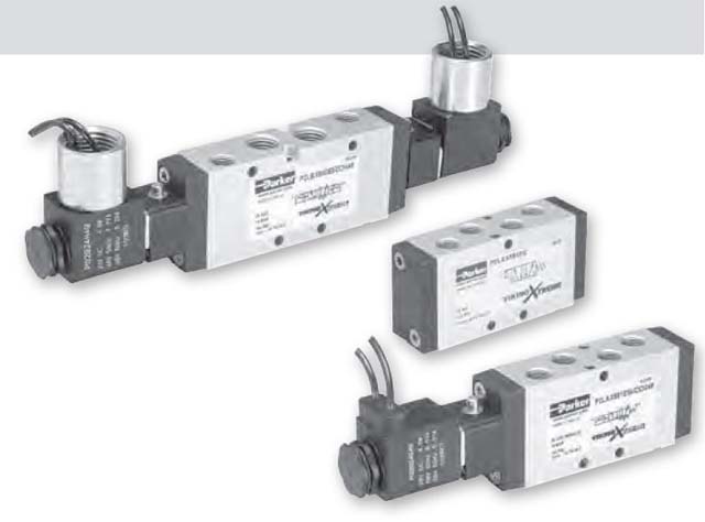 P2LBX592ESNDDB53 - Parker Single & Double Solenoid Operated Valves